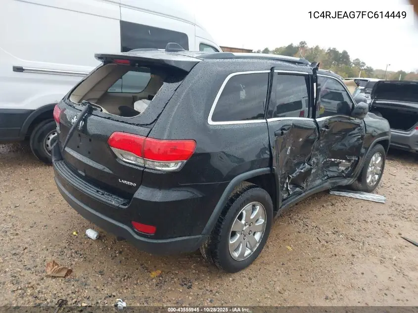 1C4RJEAG7FC614449 2015 Jeep Grand Cherokee Laredo
