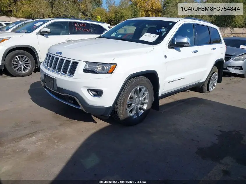 1C4RJFBM8FC754844 2015 Jeep Grand Cherokee Limited