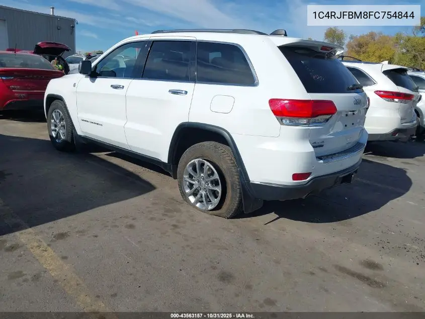 1C4RJFBM8FC754844 2015 Jeep Grand Cherokee Limited