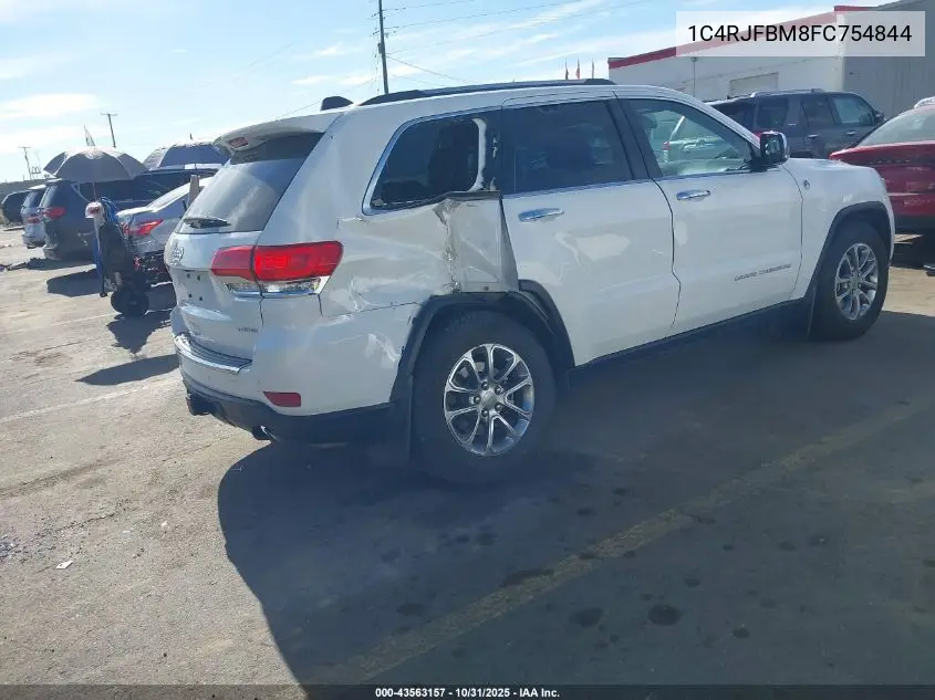 1C4RJFBM8FC754844 2015 Jeep Grand Cherokee Limited