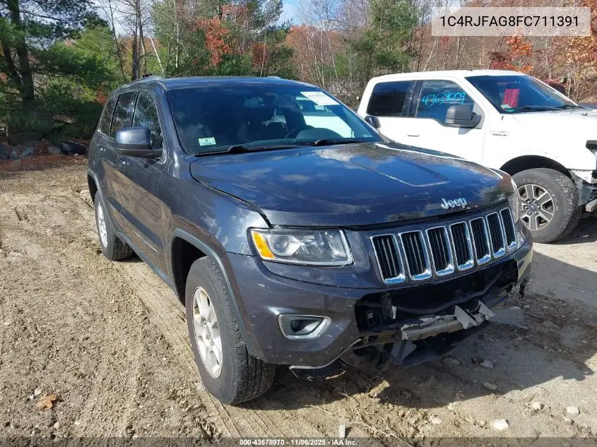 1C4RJFAG8FC711391 2015 Jeep Grand Cherokee Laredo