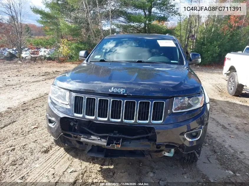 1C4RJFAG8FC711391 2015 Jeep Grand Cherokee Laredo