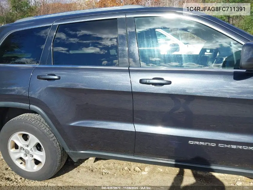 1C4RJFAG8FC711391 2015 Jeep Grand Cherokee Laredo