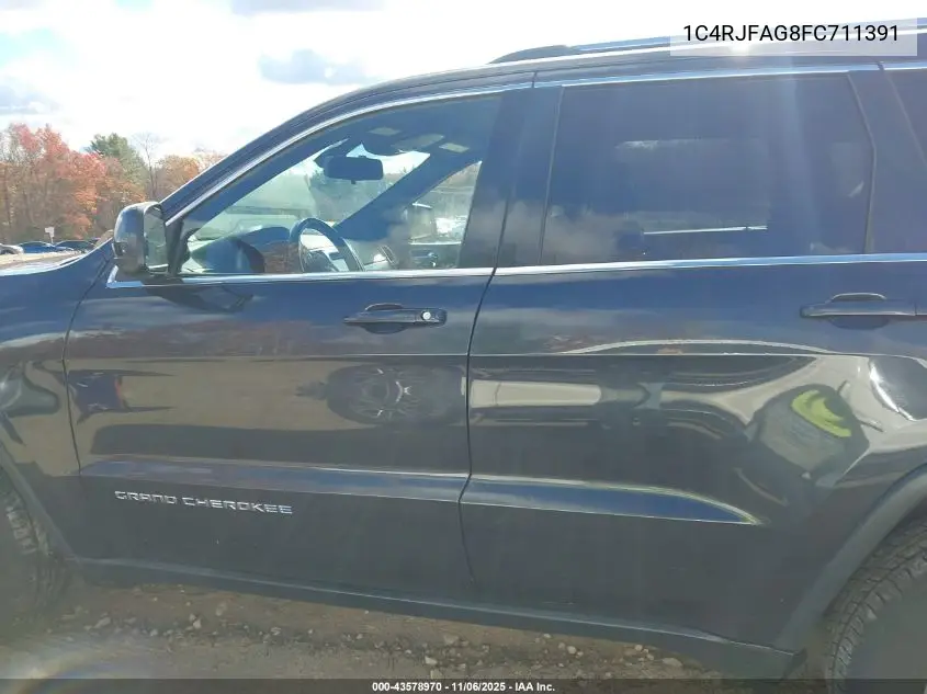 1C4RJFAG8FC711391 2015 Jeep Grand Cherokee Laredo