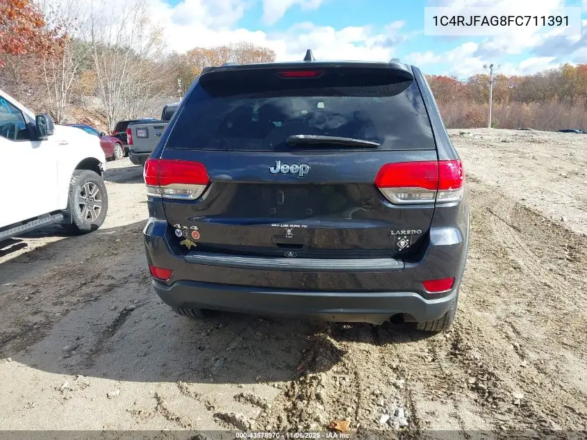 1C4RJFAG8FC711391 2015 Jeep Grand Cherokee Laredo