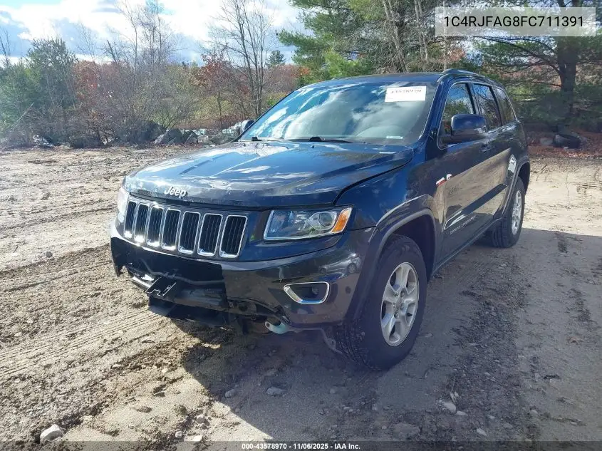 1C4RJFAG8FC711391 2015 Jeep Grand Cherokee Laredo