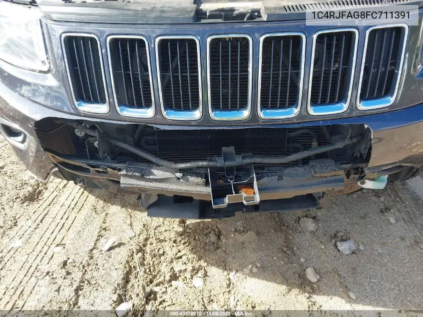 1C4RJFAG8FC711391 2015 Jeep Grand Cherokee Laredo