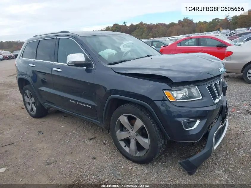 1C4RJFBG8FC605666 2015 Jeep Grand Cherokee Limited