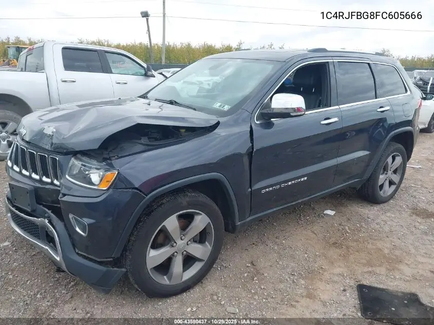 1C4RJFBG8FC605666 2015 Jeep Grand Cherokee Limited