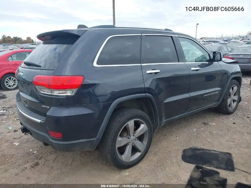 1C4RJFBG8FC605666 2015 Jeep Grand Cherokee Limited