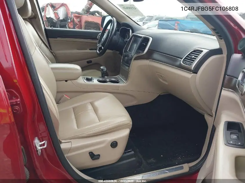 1C4RJFBG5FC106808 2015 Jeep Grand Cherokee Limited