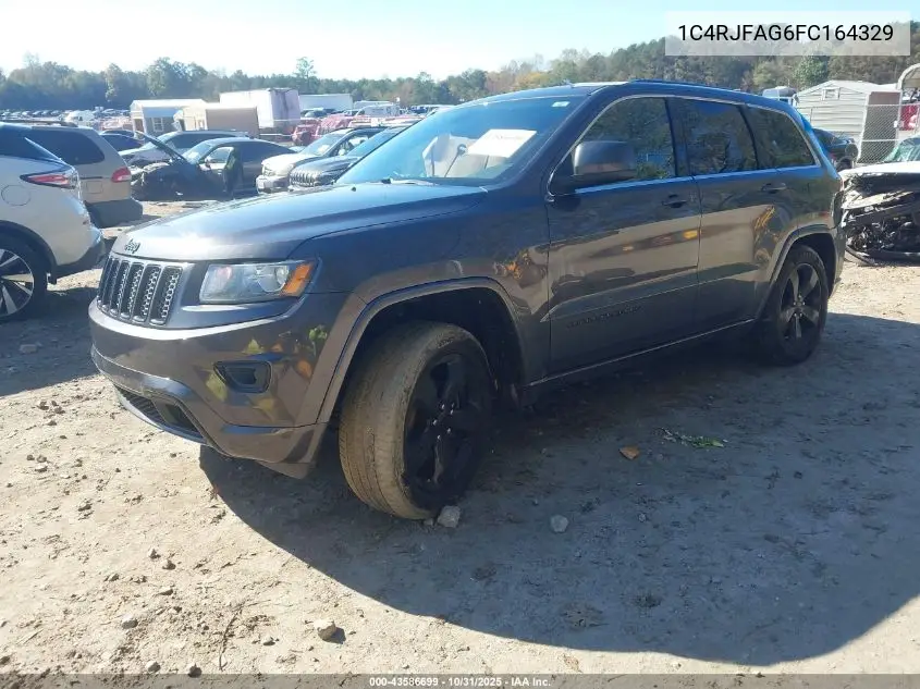 1C4RJFAG6FC164329 2015 Jeep Grand Cherokee Altitude
