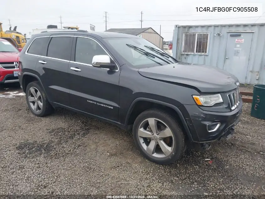 1C4RJFBG0FC905508 2015 Jeep Grand Cherokee Limited