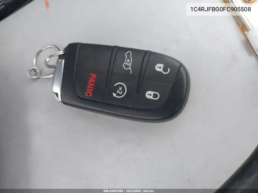 1C4RJFBG0FC905508 2015 Jeep Grand Cherokee Limited