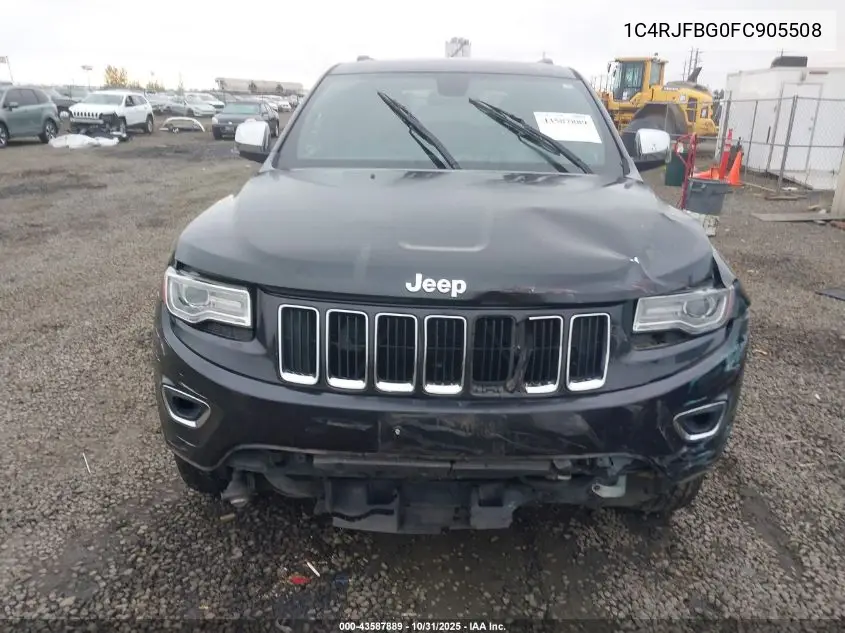 1C4RJFBG0FC905508 2015 Jeep Grand Cherokee Limited