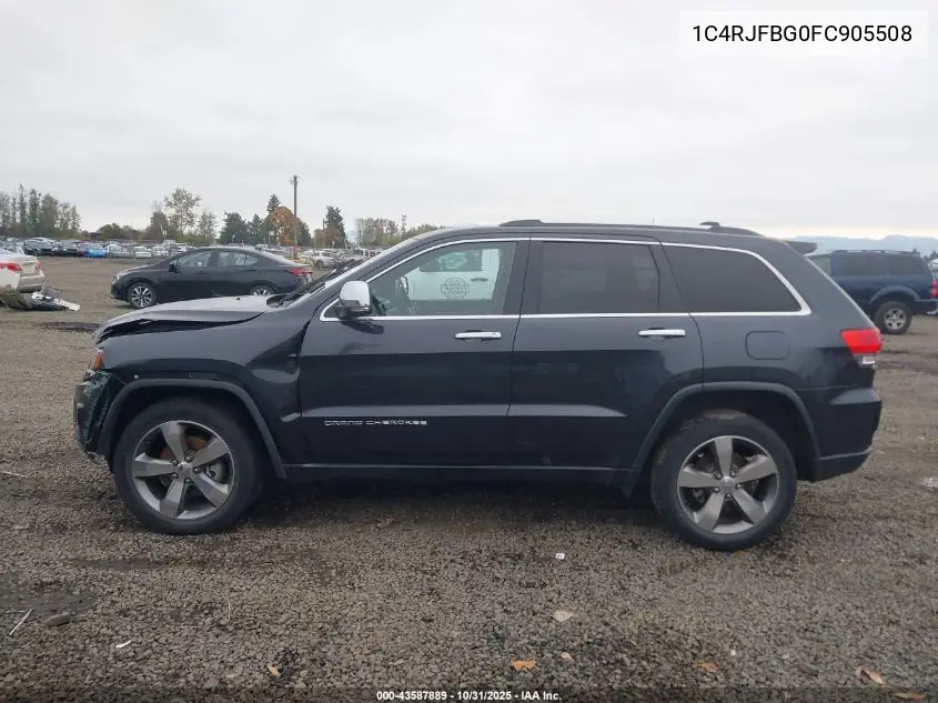 1C4RJFBG0FC905508 2015 Jeep Grand Cherokee Limited