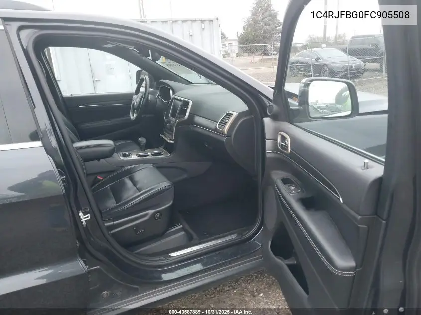 1C4RJFBG0FC905508 2015 Jeep Grand Cherokee Limited