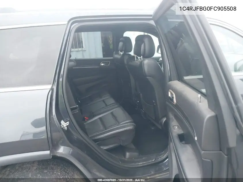 1C4RJFBG0FC905508 2015 Jeep Grand Cherokee Limited