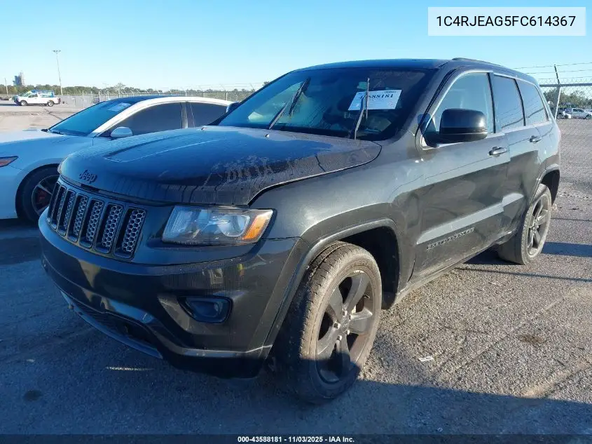 1C4RJEAG5FC614367 2015 Jeep Grand Cherokee Altitude