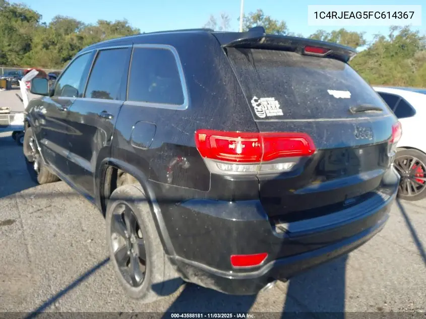1C4RJEAG5FC614367 2015 Jeep Grand Cherokee Altitude