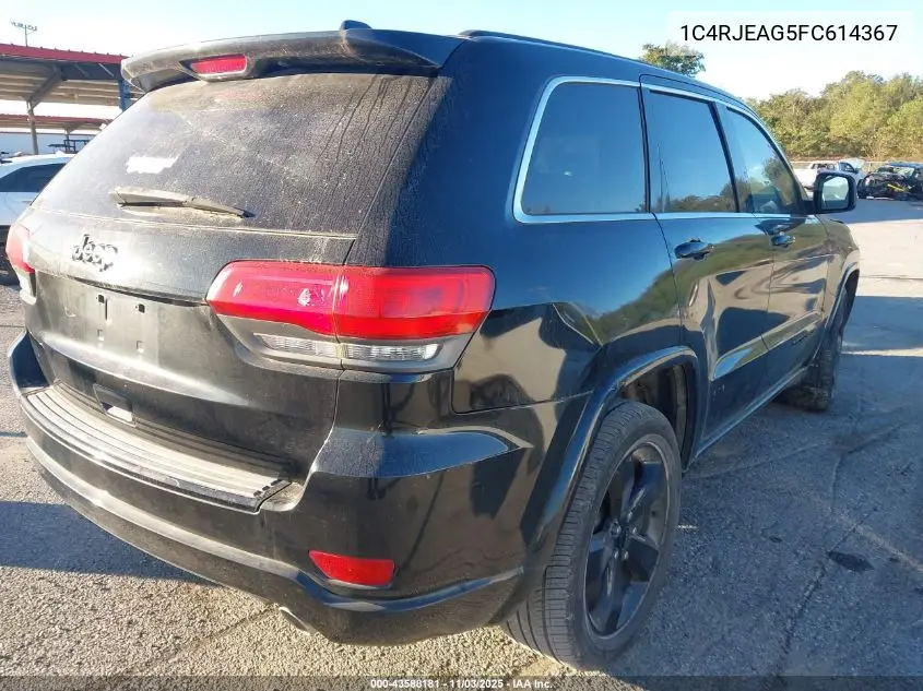 1C4RJEAG5FC614367 2015 Jeep Grand Cherokee Altitude