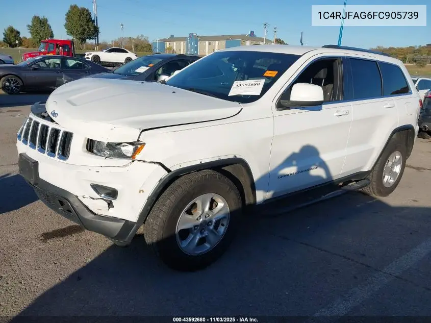 1C4RJFAG6FC905739 2015 Jeep Grand Cherokee Laredo