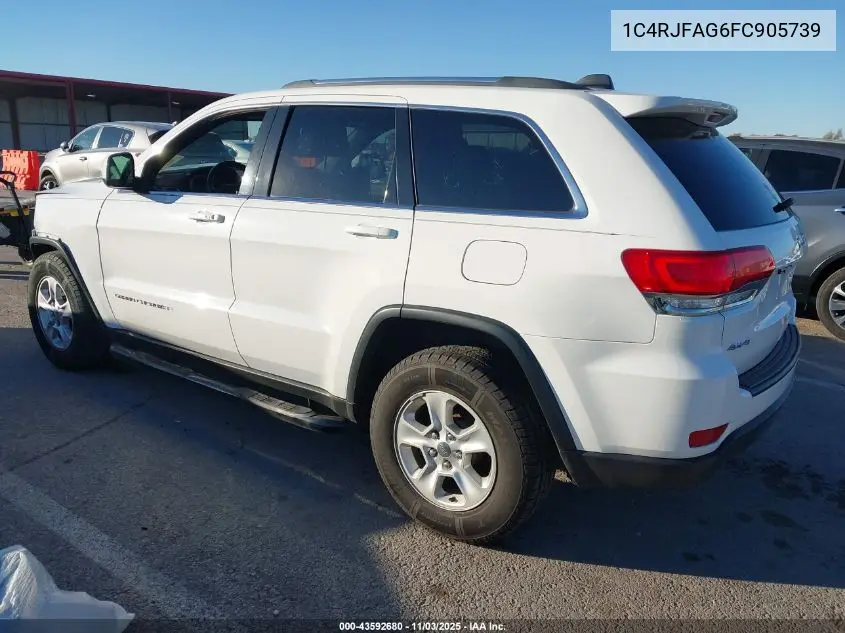 1C4RJFAG6FC905739 2015 Jeep Grand Cherokee Laredo