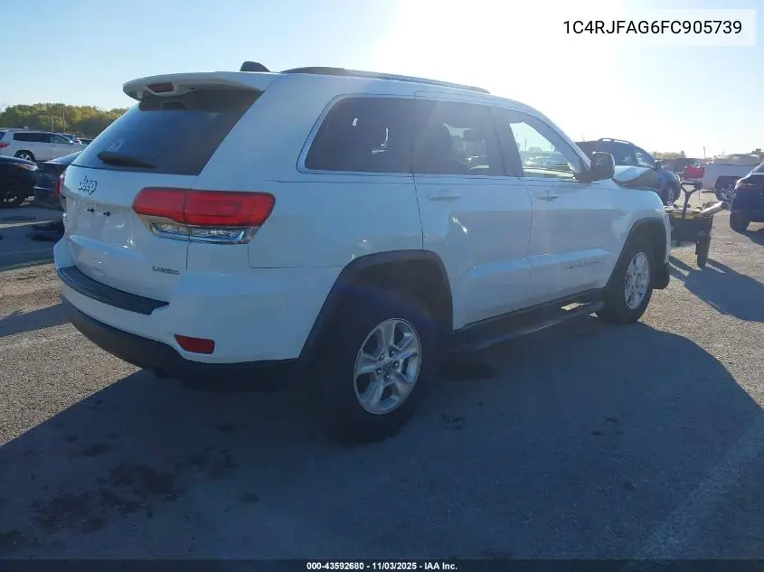 1C4RJFAG6FC905739 2015 Jeep Grand Cherokee Laredo