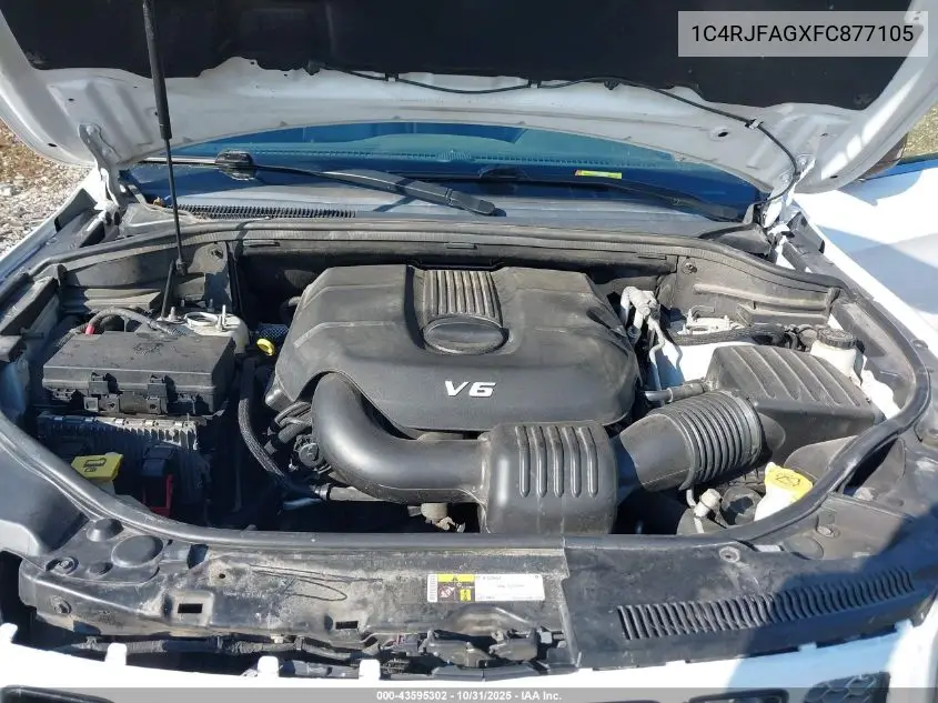 1C4RJFAGXFC877105 2015 Jeep Grand Cherokee Altitude