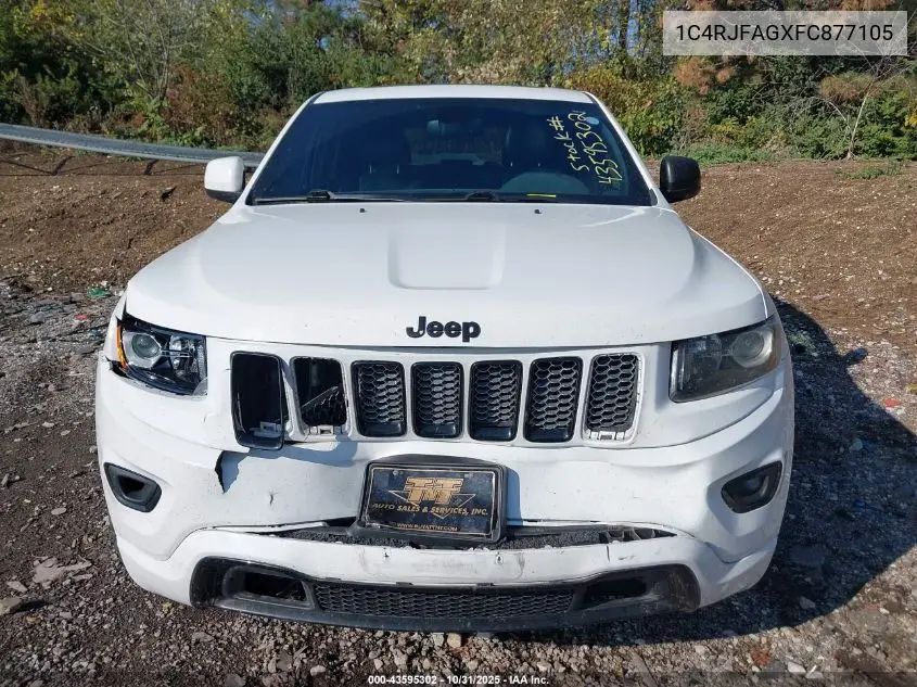 1C4RJFAGXFC877105 2015 Jeep Grand Cherokee Altitude