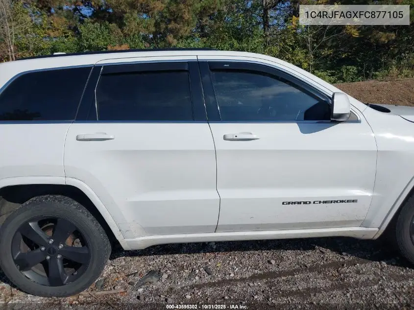 1C4RJFAGXFC877105 2015 Jeep Grand Cherokee Altitude