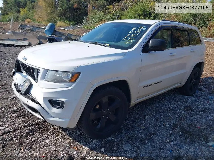 1C4RJFAGXFC877105 2015 Jeep Grand Cherokee Altitude