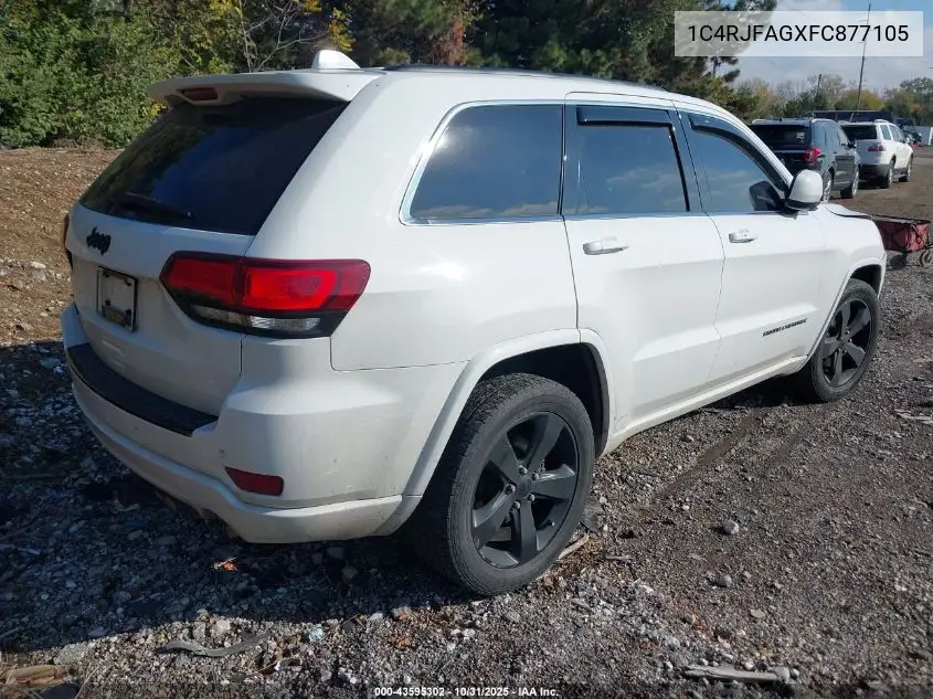 1C4RJFAGXFC877105 2015 Jeep Grand Cherokee Altitude