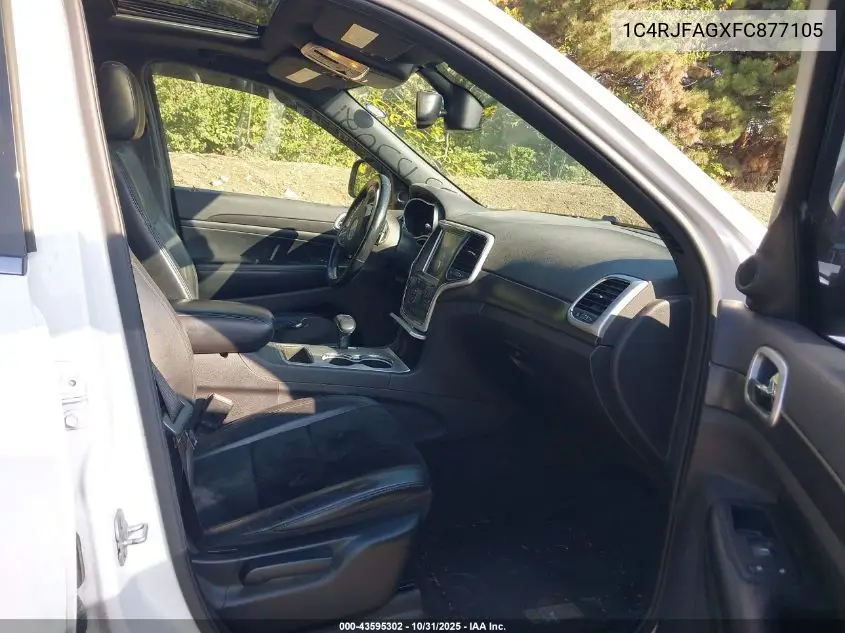 1C4RJFAGXFC877105 2015 Jeep Grand Cherokee Altitude