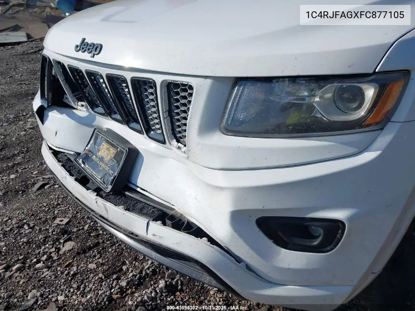 1C4RJFAGXFC877105 2015 Jeep Grand Cherokee Altitude