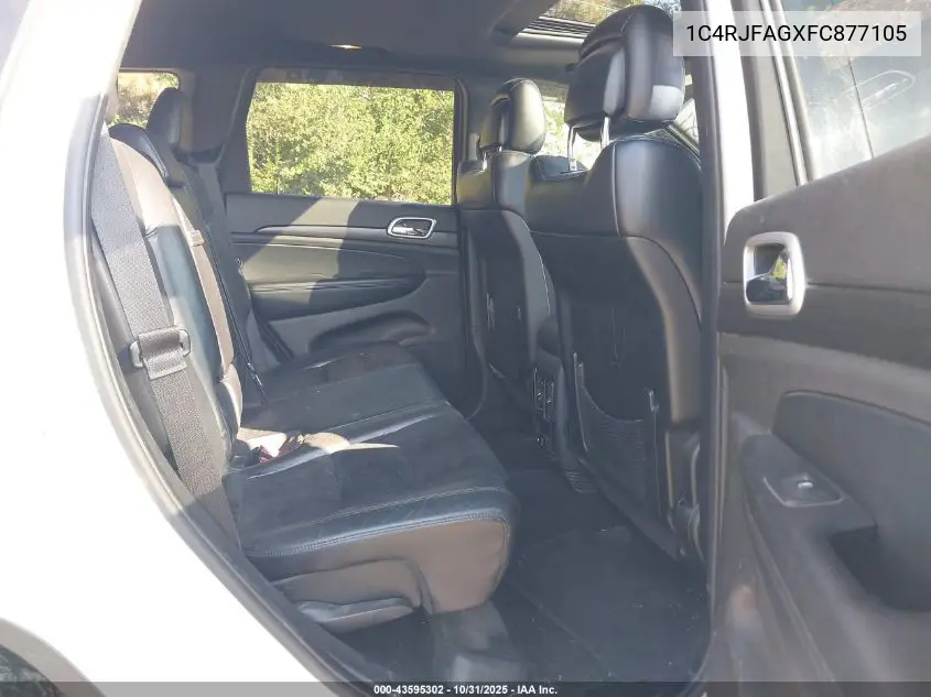 1C4RJFAGXFC877105 2015 Jeep Grand Cherokee Altitude
