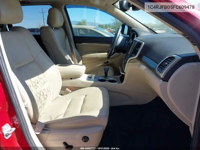 1C4RJFBG5FC609478 2015 Jeep Grand Cherokee Limited