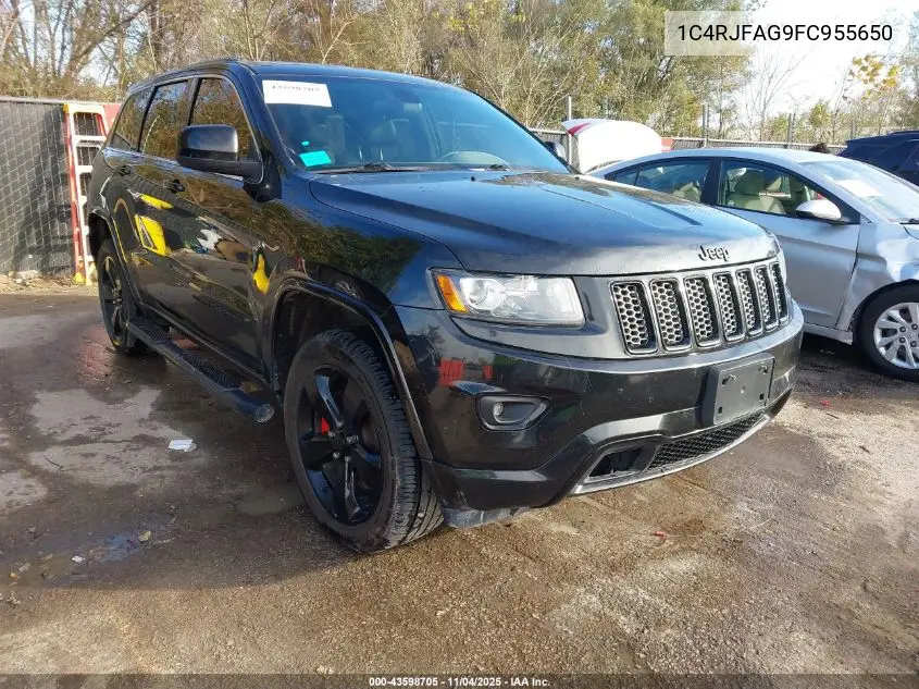 1C4RJFAG9FC955650 2015 Jeep Grand Cherokee Altitude