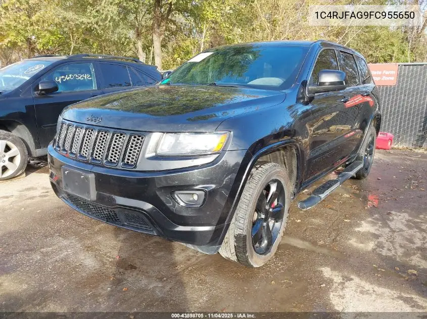 1C4RJFAG9FC955650 2015 Jeep Grand Cherokee Altitude