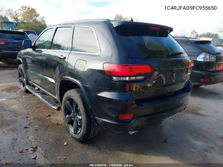 1C4RJFAG9FC955650 2015 Jeep Grand Cherokee Altitude