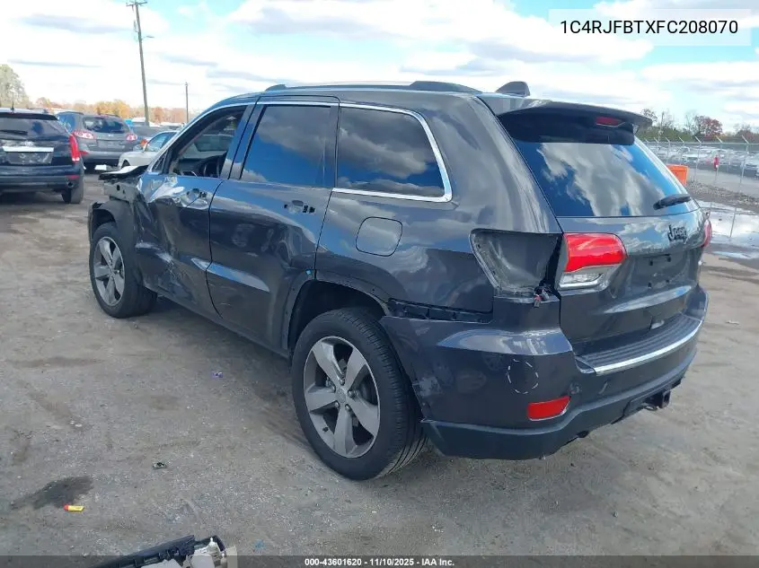 1C4RJFBTXFC208070 2015 Jeep Grand Cherokee Limited
