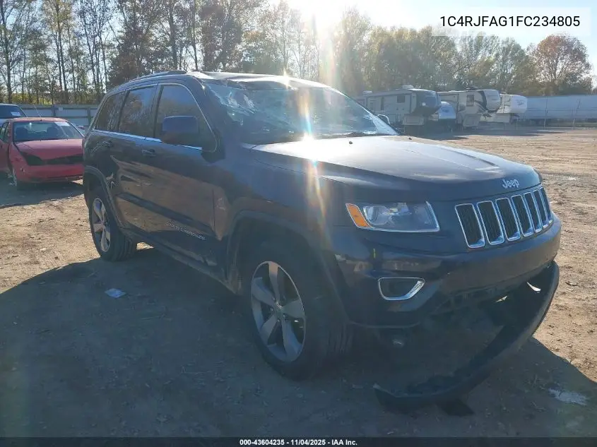 1C4RJFAG1FC234805 2015 Jeep Grand Cherokee Laredo