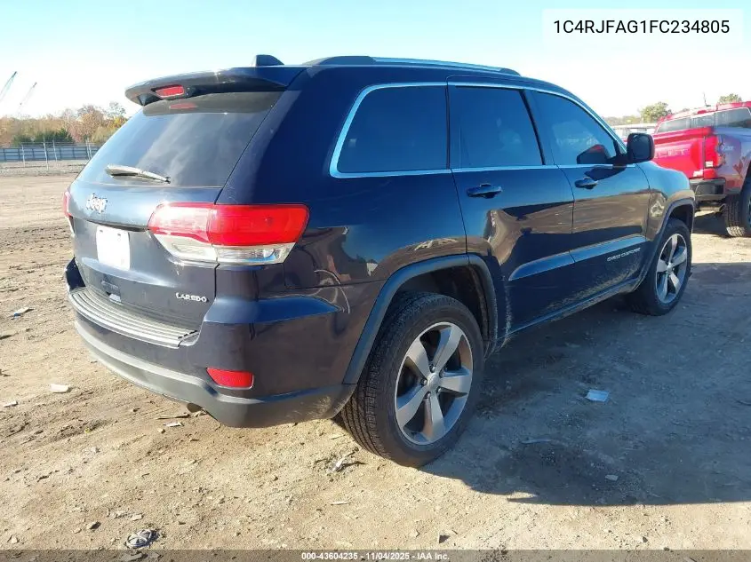 1C4RJFAG1FC234805 2015 Jeep Grand Cherokee Laredo