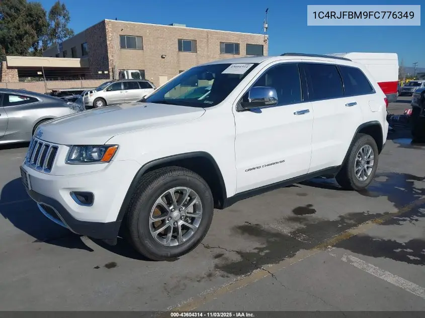 1C4RJFBM9FC776349 2015 Jeep Grand Cherokee Limited