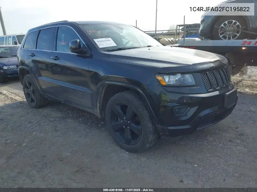 1C4RJFAG2FC195822 2015 Jeep Grand Cherokee Altitude