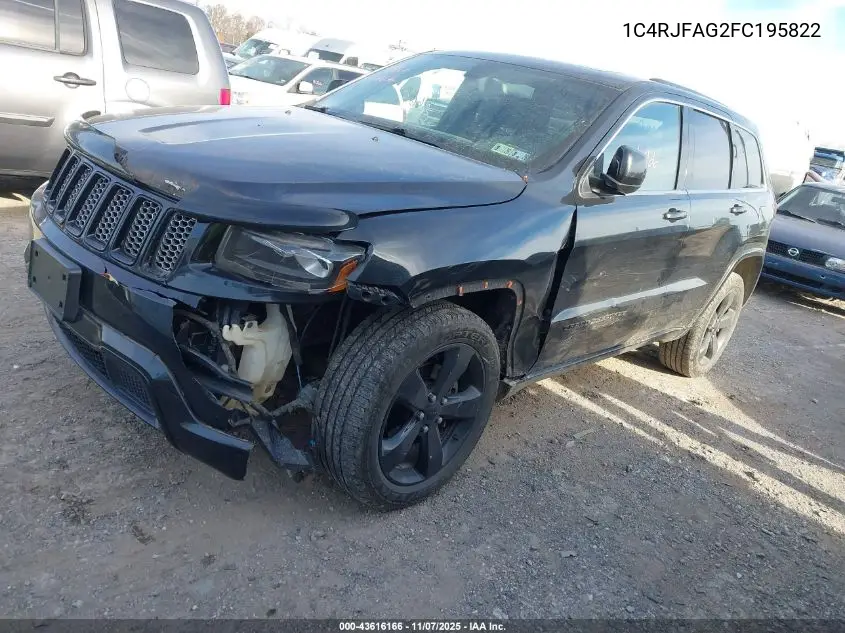 1C4RJFAG2FC195822 2015 Jeep Grand Cherokee Altitude