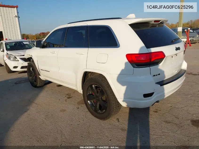 1C4RJFAG0FC625296 2015 Jeep Grand Cherokee Altitude