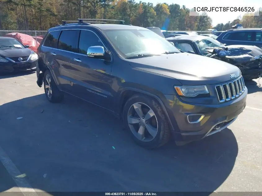 1C4RJFCT8FC846526 2015 Jeep Grand Cherokee Overland