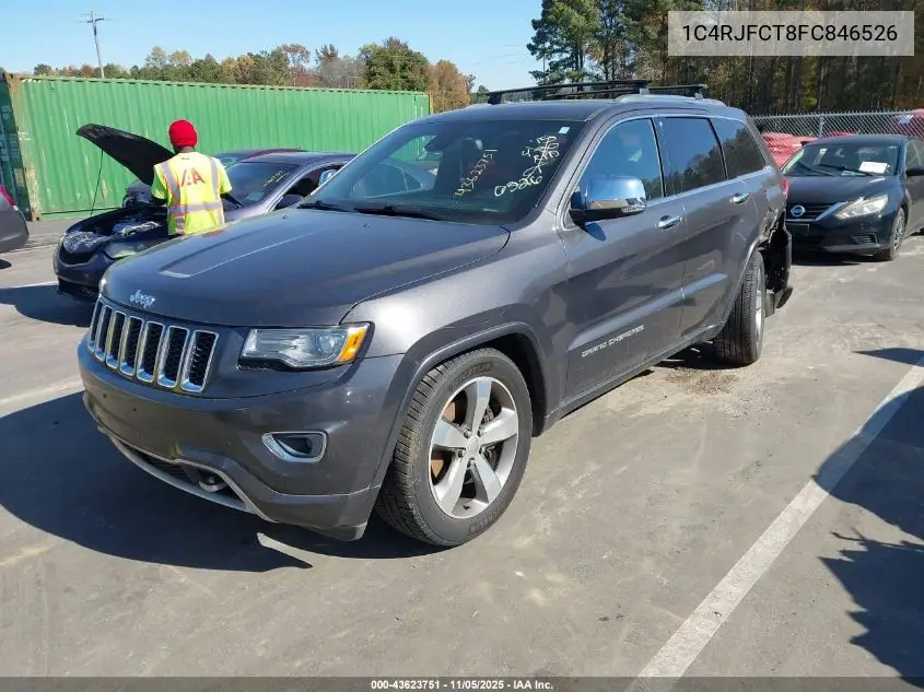 1C4RJFCT8FC846526 2015 Jeep Grand Cherokee Overland