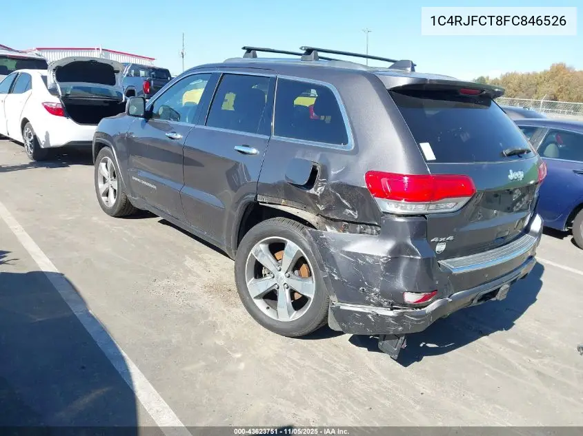 1C4RJFCT8FC846526 2015 Jeep Grand Cherokee Overland